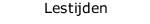 Lestijden